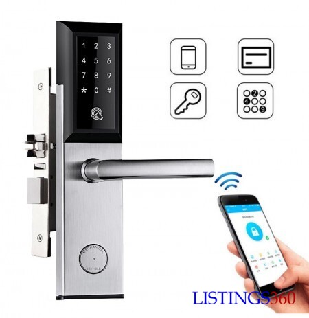 ALPHAR F4 Mobile APP +ipher) manual key smart door Lock BY HIPHE