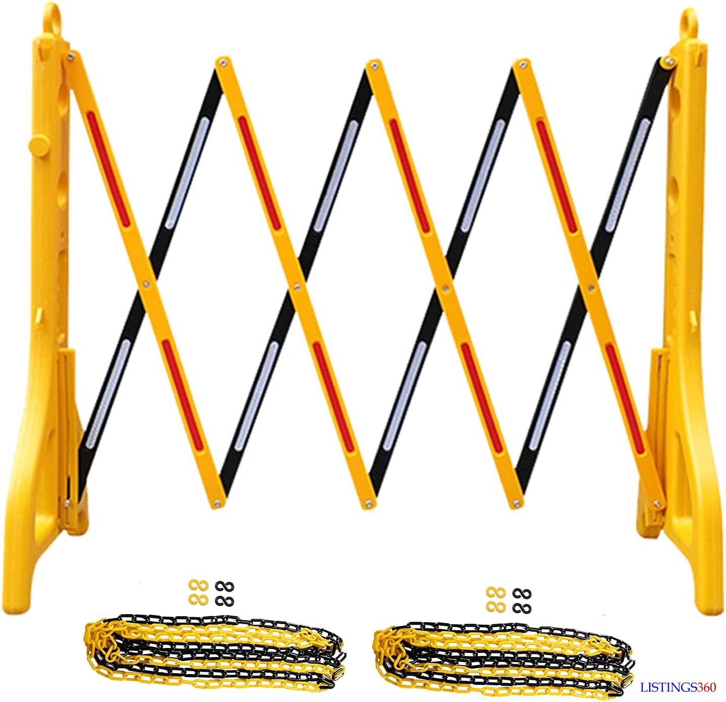 Expandable Plastic Barricade Fence by HIPHEN SOLUTIONSc