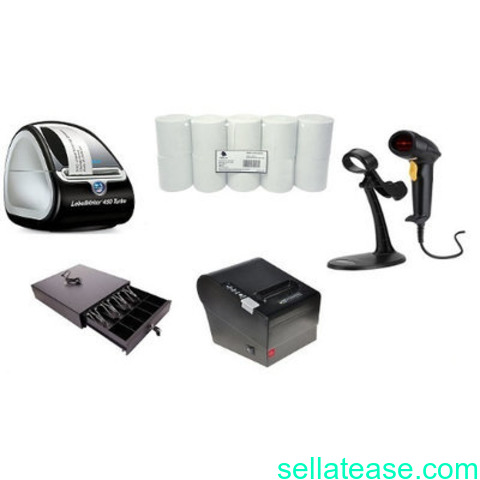 Point of Sale System Hardware Only Kit G – Receipt Printer, Barc