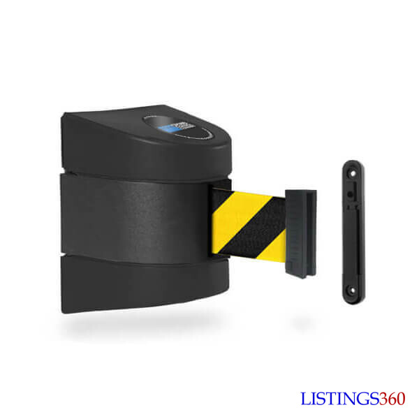 Wall Mount Retractable Belt Barrier by HIPHEN SOLUTIONS