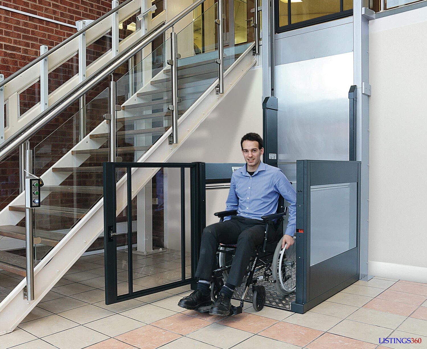 Wheelchair Vertical Lift BY HIPHEN SOLUTIONS