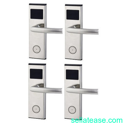 Xeeder Electronic Door Lock With RFID Card Access Control – 4 Sets