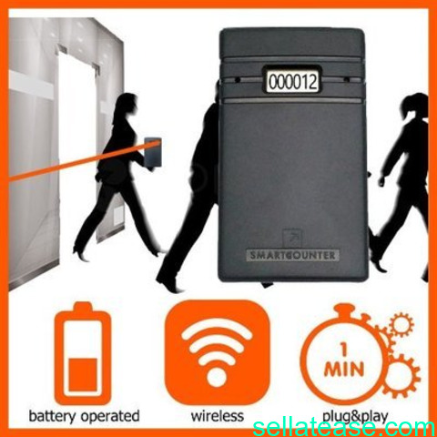 Wireless Sensor Visitor & People Door Traffic Counter