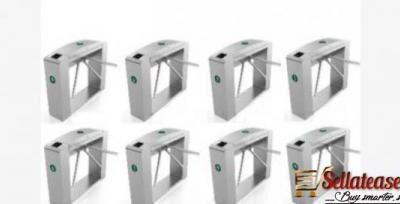 WAIST-HEIGHT-TRIPOD-TURNSTILE-ACCESS-CONTROL-GATE-SET-OF-5-BY-HIPHEN-1