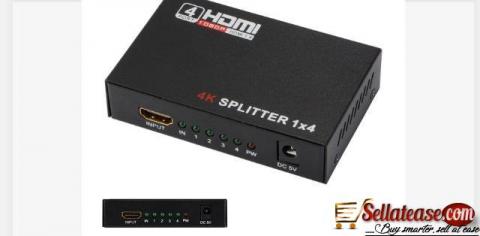 4 Port HDMI Splitter BY HIPHEN SOLUTIONS