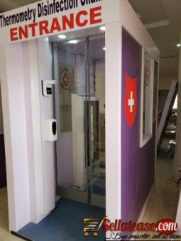 Automatic Disinfection Chamber Booth in Nigeria by Hiphen Solutions Solutions Services Ltd
