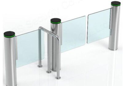 Bi-directional-RFID-Card-Swing-Barrier-Gate-With-IR-Sensor-For-Supermarket