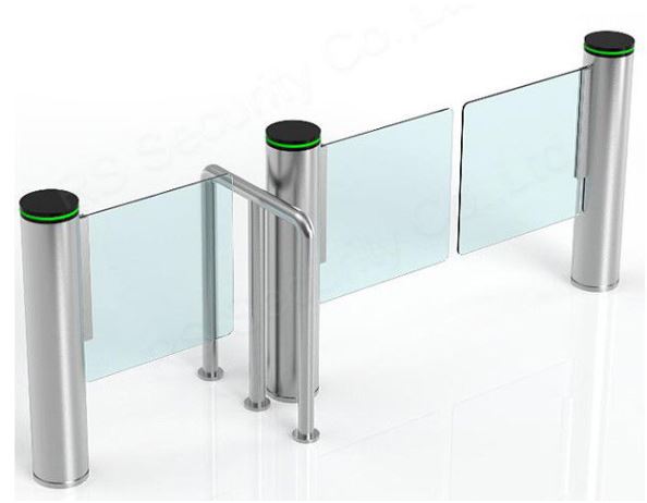 Bi-directional RFID Card Swing Barrier Gate With IR Sensor BY HIPHEN SOLUTIONS