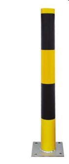 Black And Yellow Steel Warning Posts BY HIPHEN SOLUTIONS