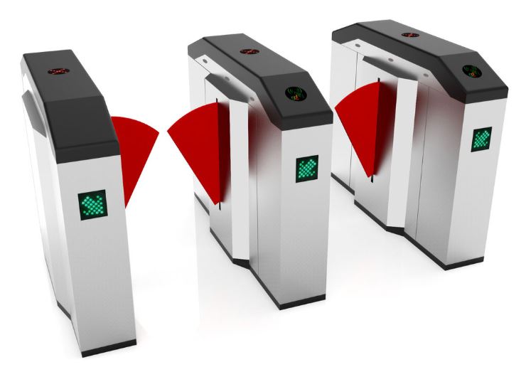 Customized Flap Barrier Gate Turnstiles BY HIPHEN SOLUTIONS
