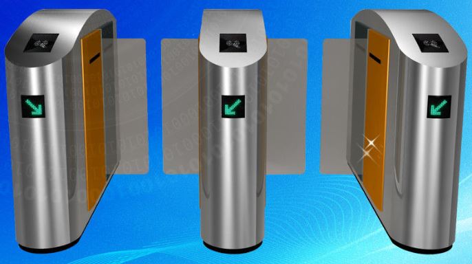 Finger Printer Speed Gates Entrance Turnstiles Access Control System BY HIPHEN SOLUTIONS