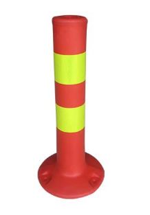 Orange Reflective Warning Post BY HIPHEN SOLUTIONS