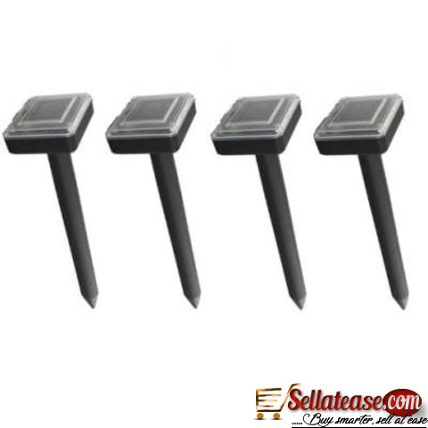 Solar Powered Ultrasonic Pest Control & Animal Repellent – 4 Packs BY HIPHEN SOLUTIONS