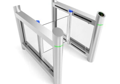 Stainless-Steel-Speed-Gates-Pedestrian-Airport-Turnstile-Access-Control