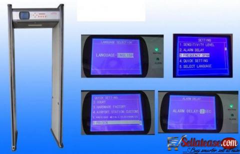 Weatherproof Walk Through Metal Detector by Hiphen solutions