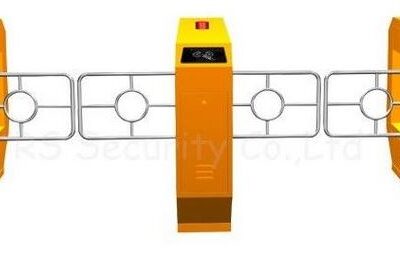 Yellow-Swing-Barrier-Gate-With-IR-Sensor-Anti-pinch-Bi-direction-Door2