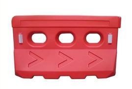 Reflective Film With Water Filled Road Barriers By Hiphen solution