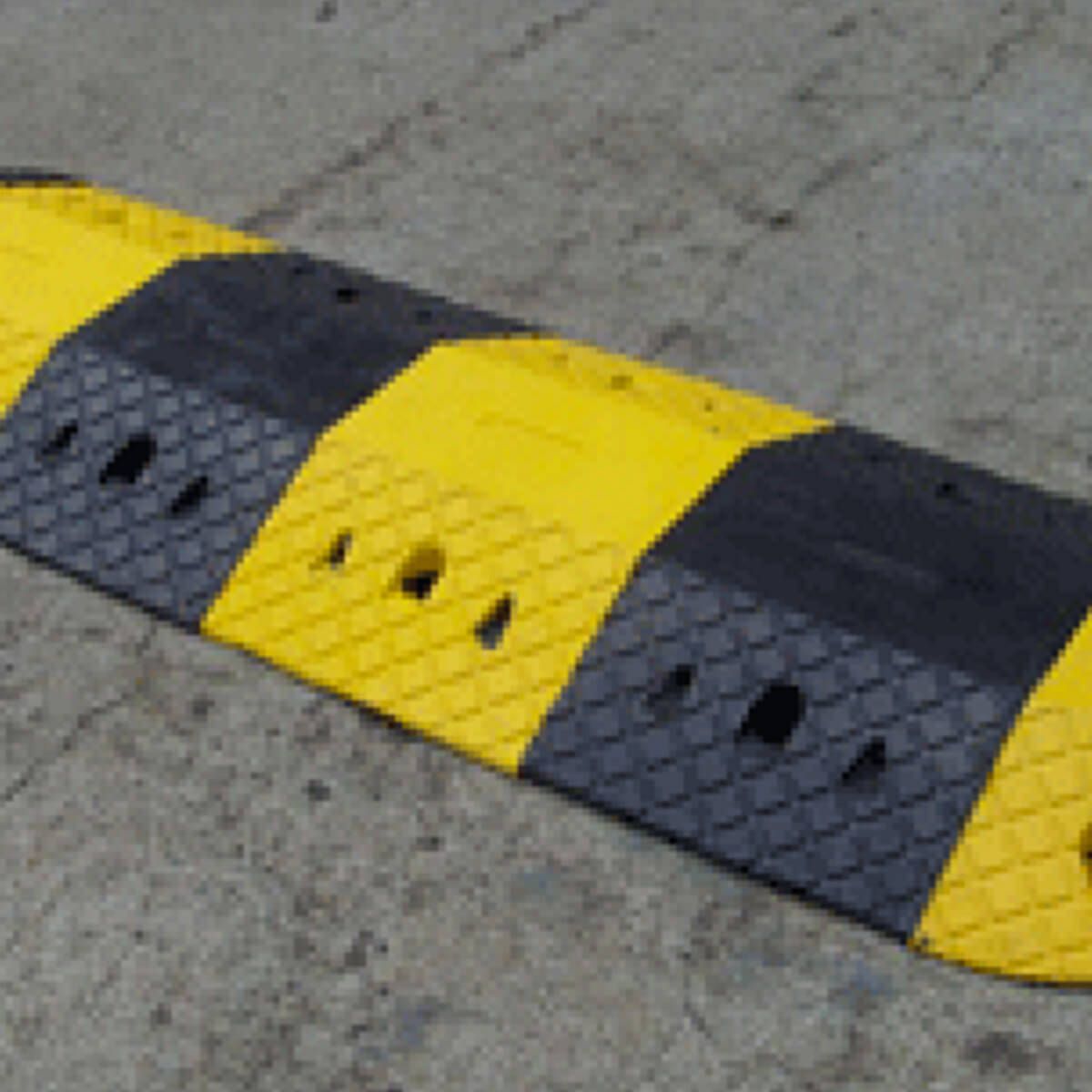 End Cap for 70mm Rubber Road Speed Bump BY HIPHEN SOLUTIONS