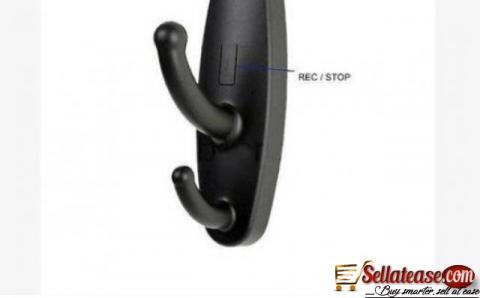 Clothes Hook Motion Detection Hidden Camera – DVR Cam – 30fps – Black hiphen solutions