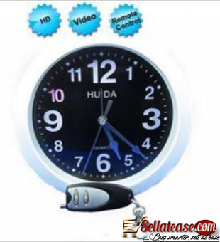 HD Wall Clock Camera with Remote Control and Built-in 4GB or 8GB Memory LM-CC955 BY HIPHEN SOLUTIONS