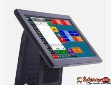 POS Kit F – 15” Touchscreen System + Software + Receipt Printer hiphen solutions