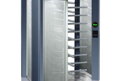 Stainless-Steel-Waterproof-Full-Height-Turnstile-Automatic-Security-Tri-Channnel