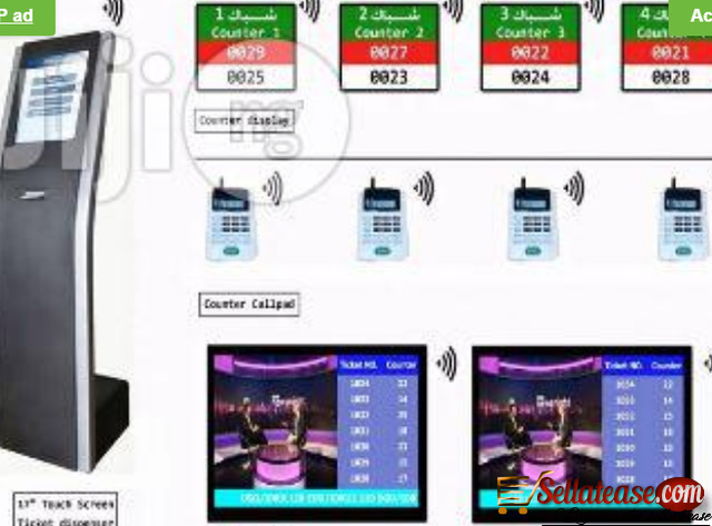Wireless/Wired Queue Management System With IR Touch Screen BY HIPHEN SOLUTION SERVICES LTD.