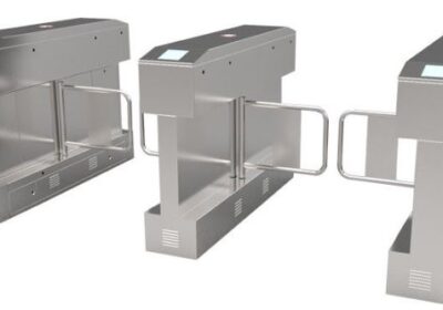 Factories-IR-Sensor-Supermarket-Swing-Gate-Double-Core-High-Security-Turnstile