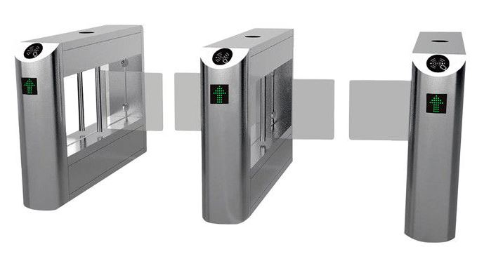 Swing Gate Bevel Swiping Card Turnstiles System BY HIPHEN SOLUTIONS