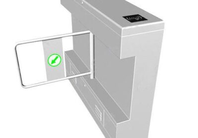 Government-Supermarket-Swing-Gate-Full-Automatic-IR-Sensor-Control-Turnstiles