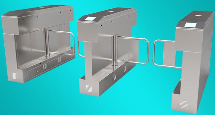 Indoor Auto Swing Gate Access Control Turnstile BY HIPHEN SOLUTIONS