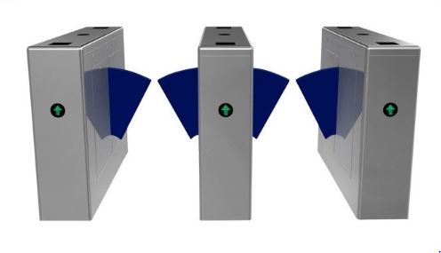 Smart Flap Barrier Gate Turnstile Swipe Cards Barrier BY HIPHEN SOLUTIONS