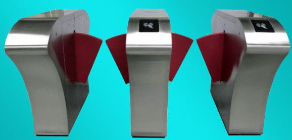 Stainless Steel Waist High Turnstiles Flap Barrier Gateturnstile BY HIPHEN SOLUTIONS