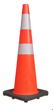Rubber Base Plastic Traffic Cone BY HIPHEN SOLUTIONS
