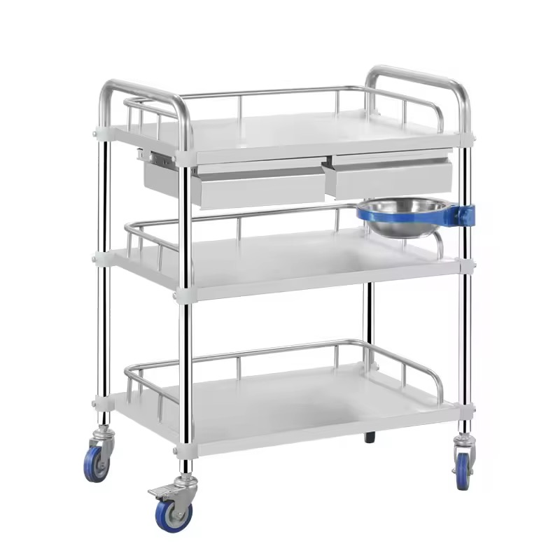 Twin-Shelf Instrument Trolley Nigeria by Scantrik