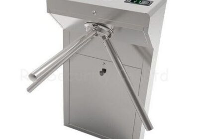 Swipe-Card-Waist-Height-Turnstiles-Fingerprint-Access-Control-System
