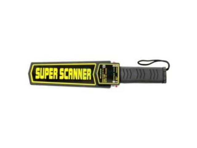 HD-3003B1 SUPER SCANNER HANDHELD METAL DETECTOR WITH CASE BY HIPHEN SOLUTIONS