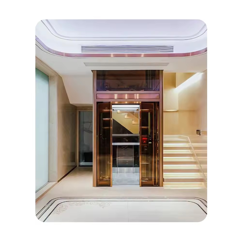 Comfortable 2 Floor 2 Passenger Home Elevator in Nigeria by Scantrik