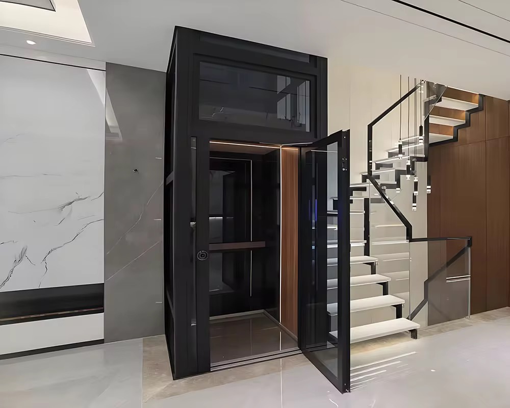 Compact Shaftless 3 Floor 2 Passenger Home Elevator by hiphen