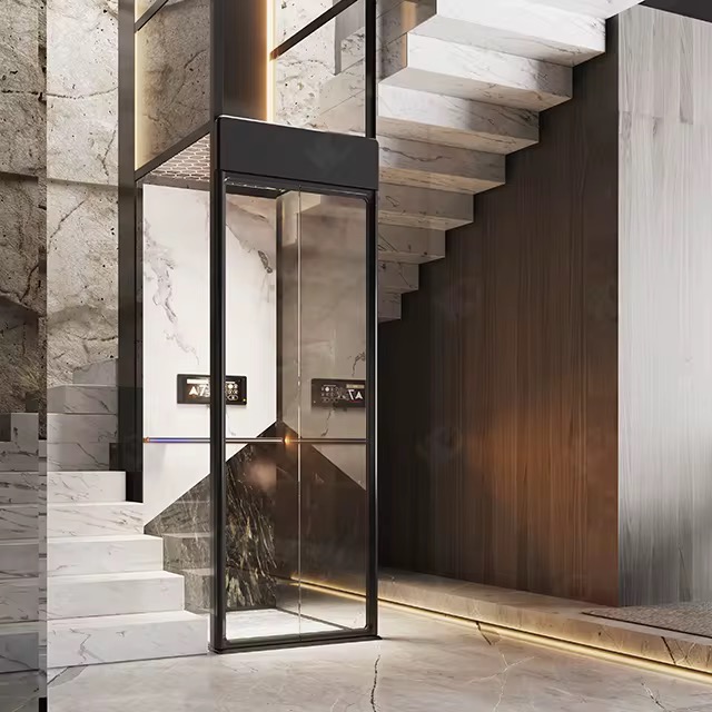 3 Floor 2 Passenger Home Elevator for Elderly Accessibility by hiphen