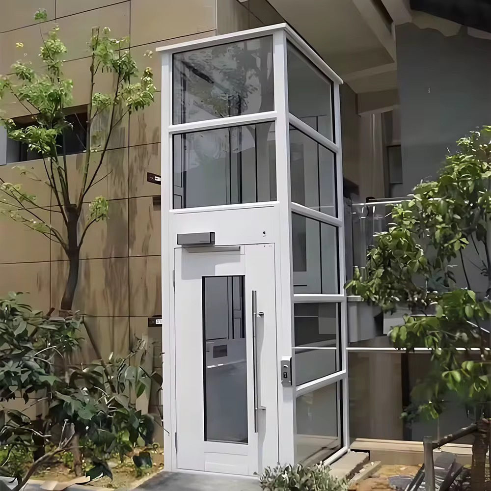 Modern 3 Floor 2 Passenger Home Elevator with Touch Panel by hiphen