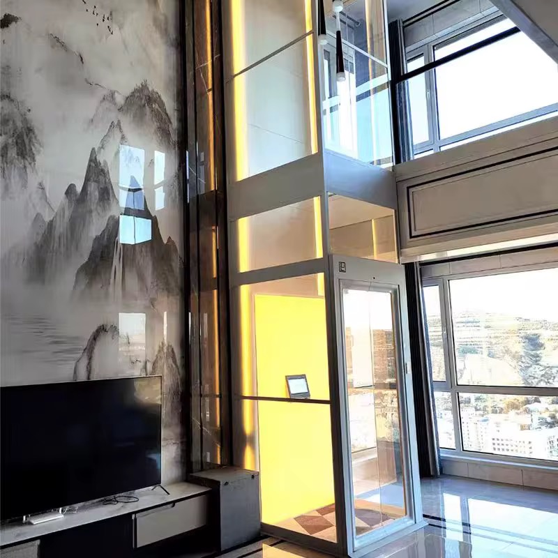 Hydraulic 3 Floor 2 Passenger Home Elevator for Private Villas by hiphen