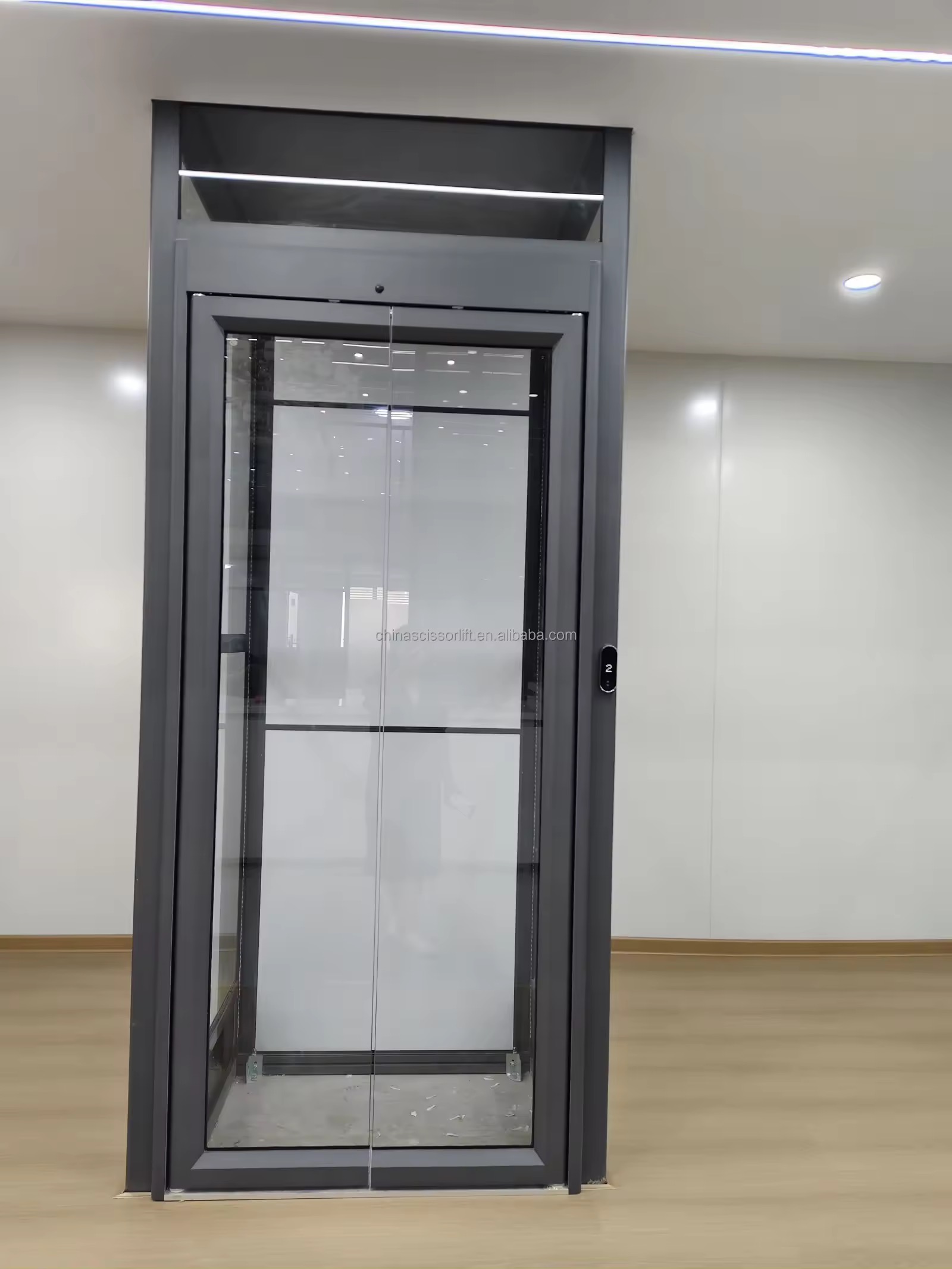 4 Floor 2 Passenger Home Elevator with Customizable Cabin Design by hiphen