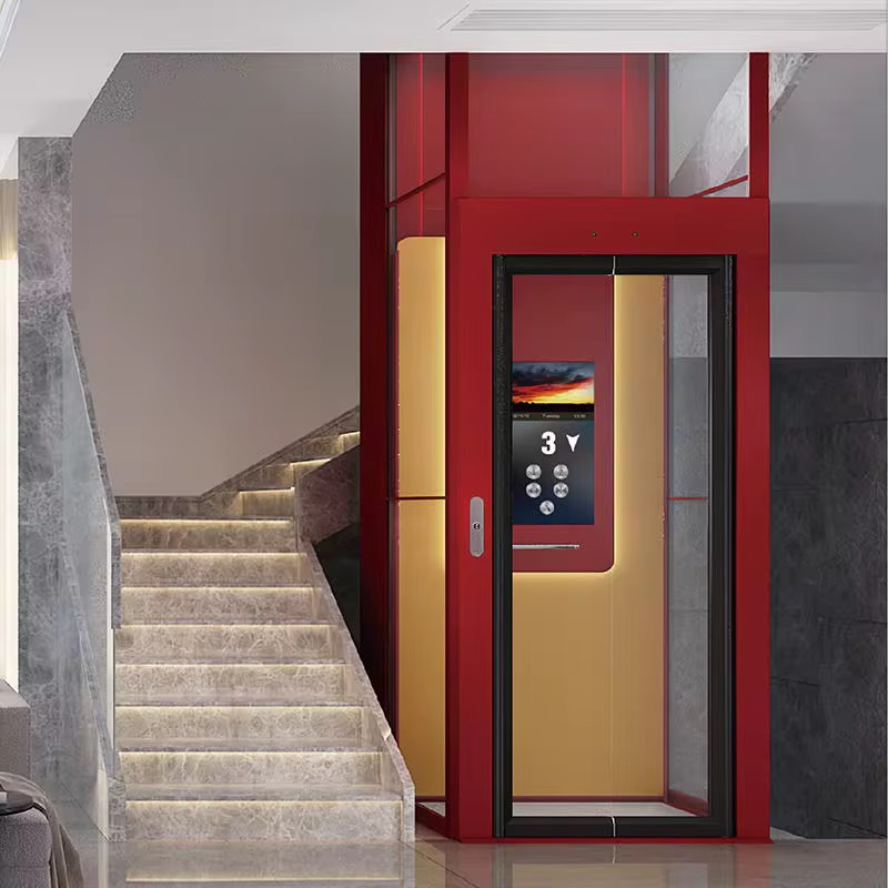 4 Floor 2 Passenger Home Elevator with Touchless Control System by hiphen