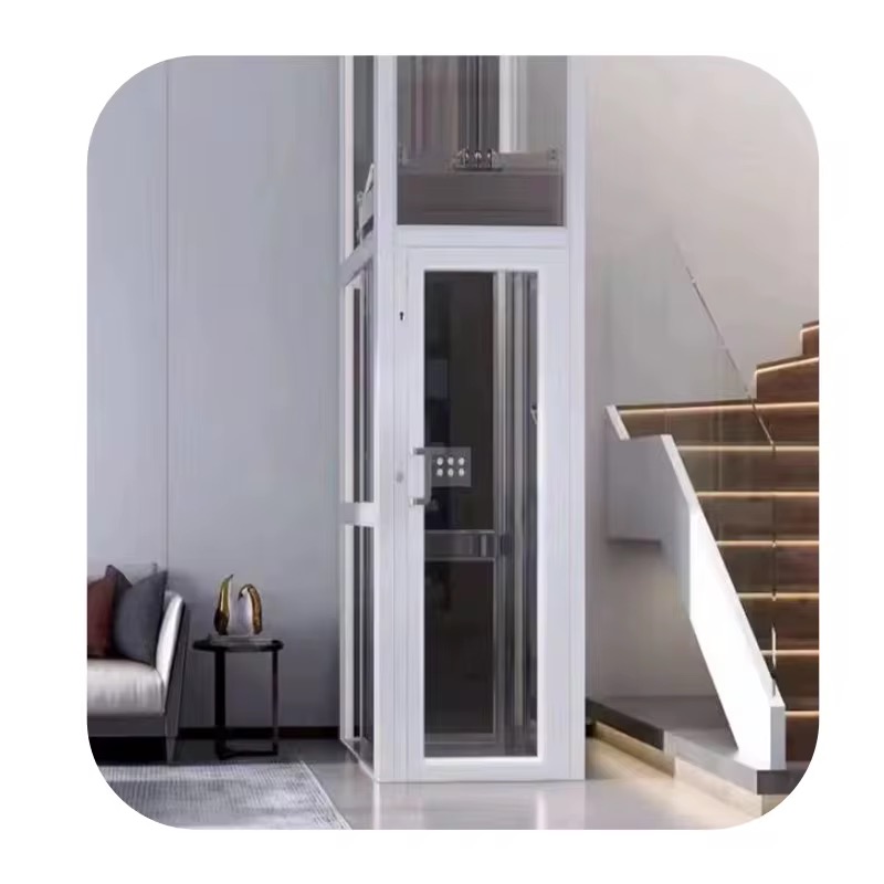 4 Floor 2 Passenger Home Elevator with Dual Opening Doors by hiphen