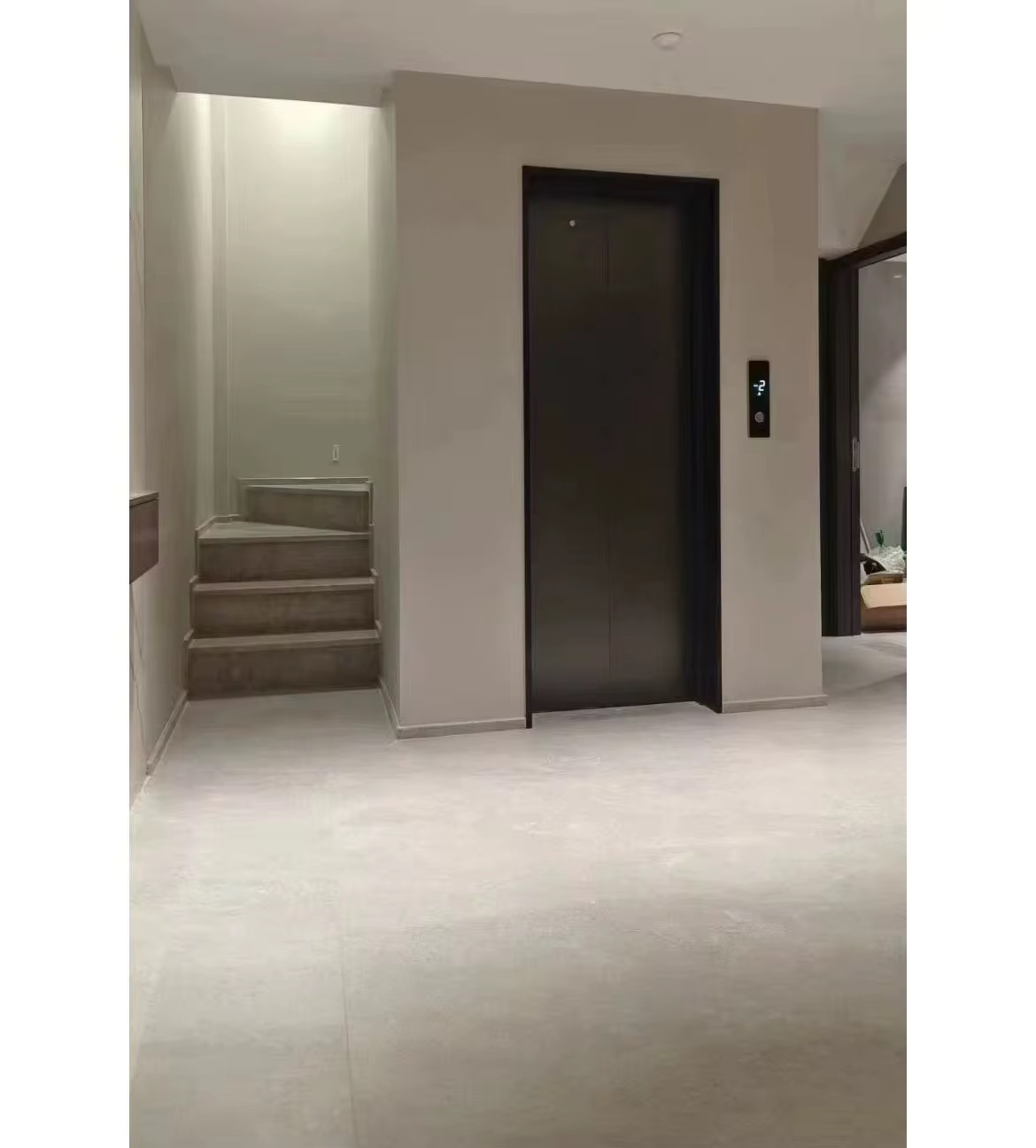 4 Floor 2 Passenger Home Elevator with Mirror Cabin Design by hiphen