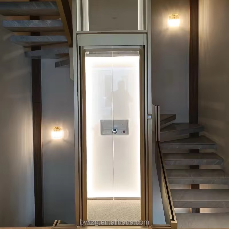 Hydraulic 4 Floor 2 Passenger Home Elevator by hiphen