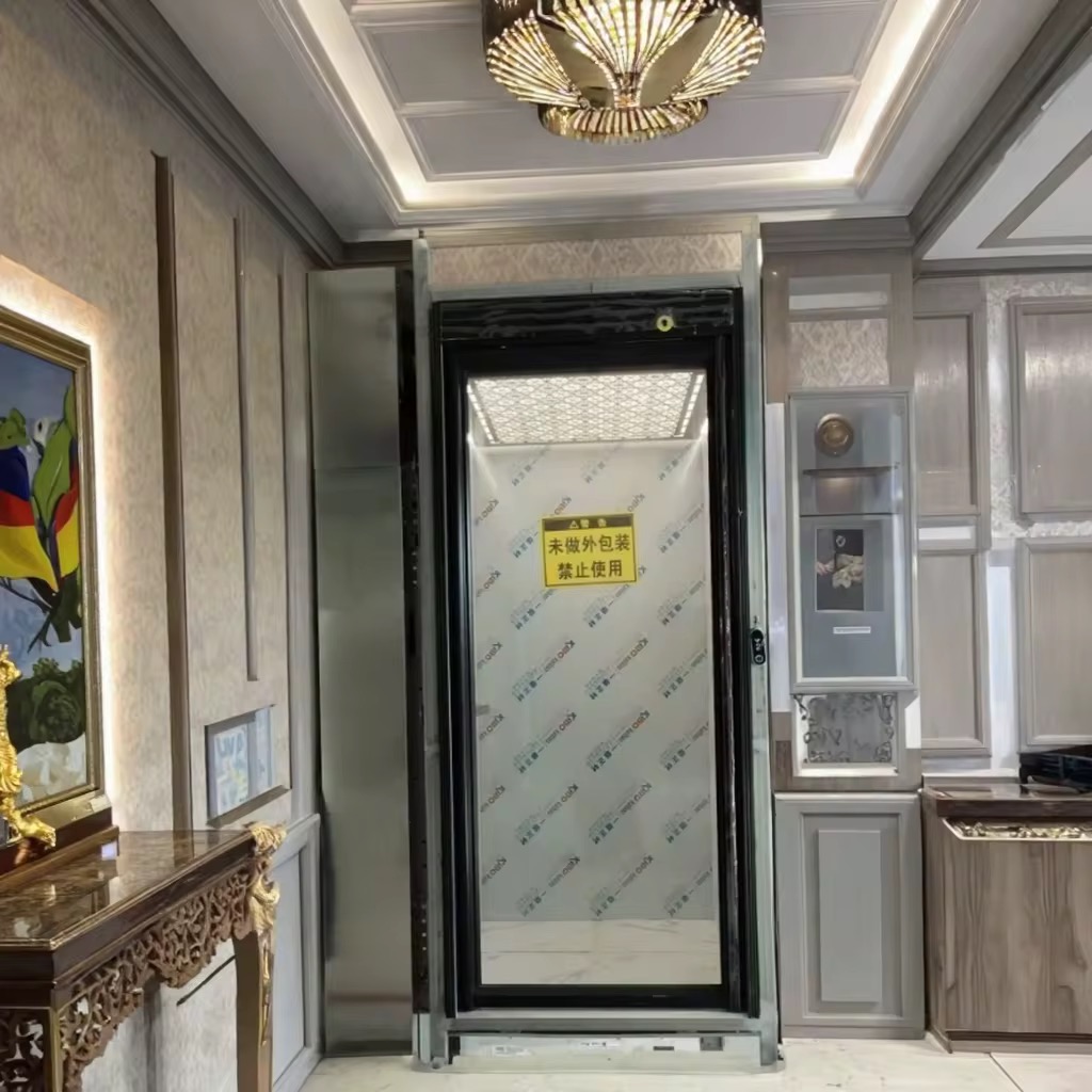 Space-Saving 3-Floor Capsule Elevator for Homes by hiphen