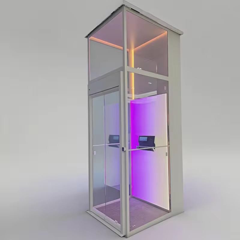 400kg 2-Stop Pneumatic Home Elevator – Modern Elegance in Motion by hiphen