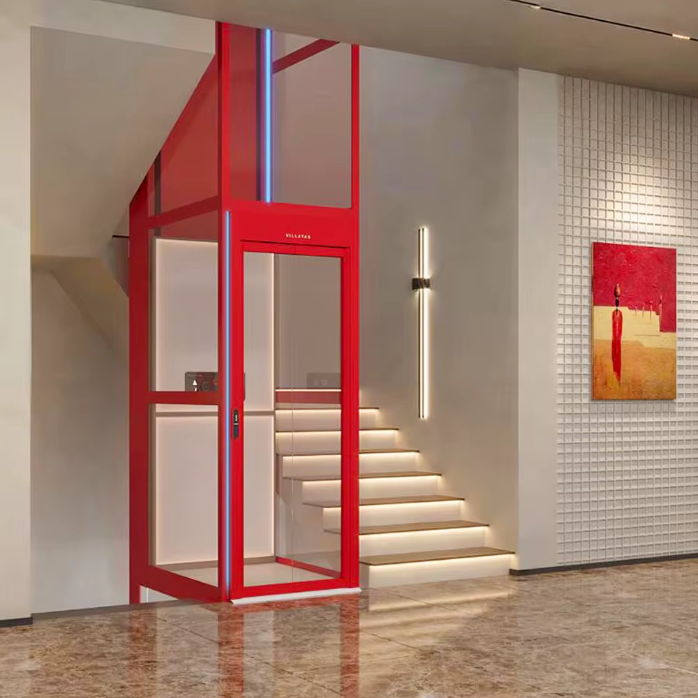 400kg 2-Stop Pneumatic Vacuum Lift – Compact Luxury for Modern Homes by hiphen